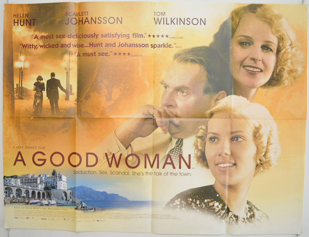 A Good Woman   Original Quad Poster - Film Poster - Movie Poster 