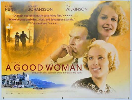 A Good Woman - Original Quad Poster - Film Poster - Movie Poster