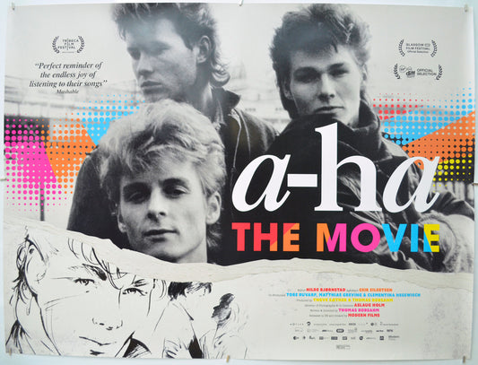 A-ha: The Movie Original Quad Poster - Film Poster - Movie Poster 
