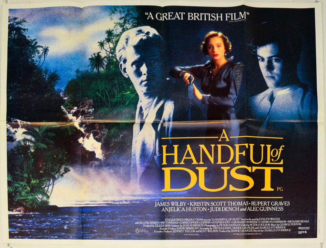 A HANDFUL OF DUST Original British Quad Poster - Film Poster - Movie Poster 