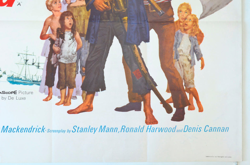 A HIGH WIND IN JAMAICA (Bottom Right) Cinema Quad Movie Poster 