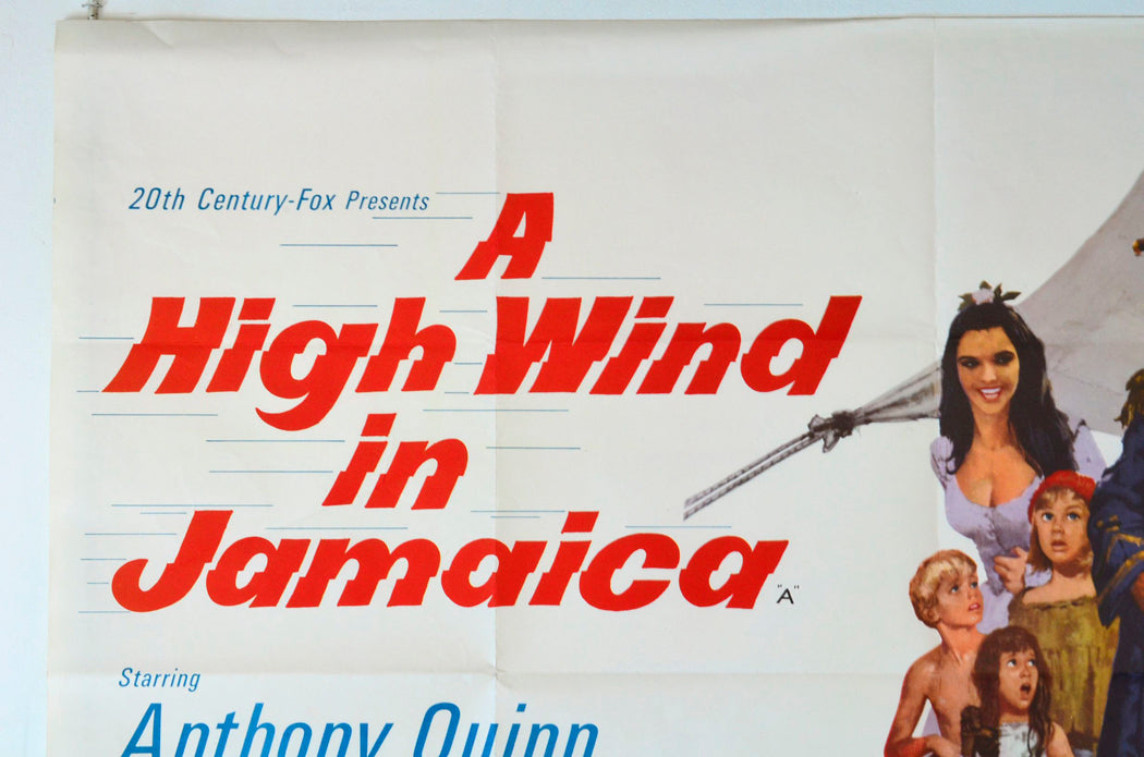 A HIGH WIND IN JAMAICA (Top Left) Cinema Quad Movie Poster 