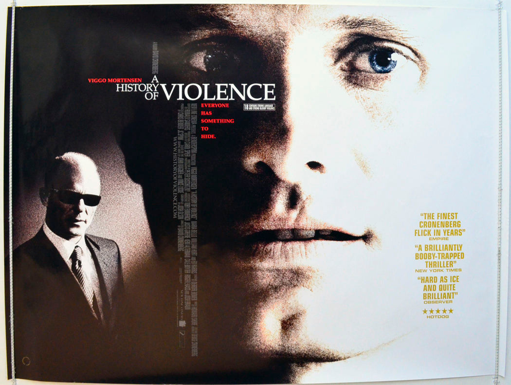 A History Of Violence Original British Quad Poster - Film Poster - Movie Poster 