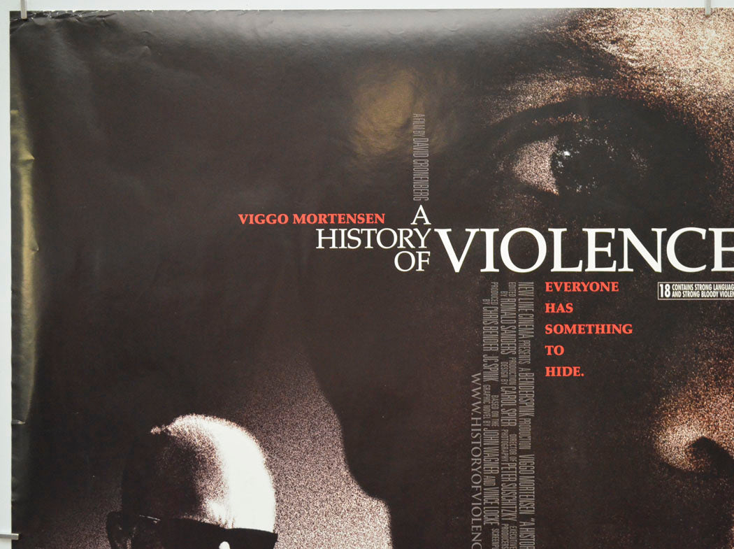 A HISTORY OF VIOLENCE (Top Left) Cinema Quad Movie Poster 