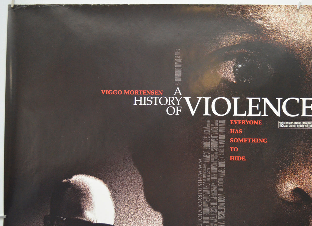 A HISTORY OF VIOLENCE (Top Left) Cinema Quad Movie Poster 