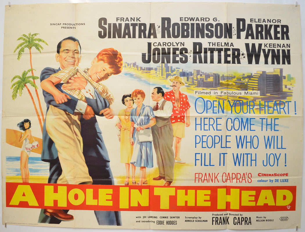 A Hole In The Head Original Quad Poster - Film Poster - Movie Poster