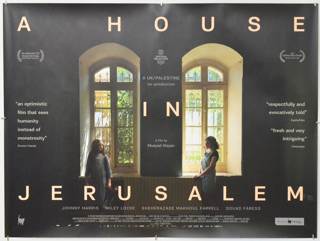 A House in Jerusalem - Original Quad Poster - Film Poster - Movie Poster