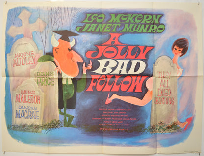 A JOLLY BAD FELLOW  (a.k.a. They All Died Laughing) Original Quad Poster - Film Poster - Movie Poster  