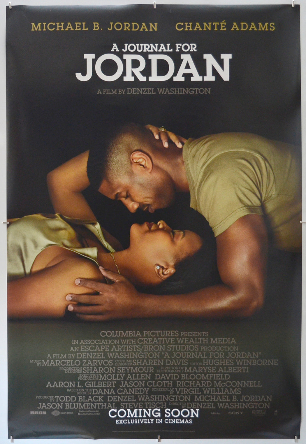 A Journal For Jordan - Original One Sheet Poster - Film Poster - Movie Poster