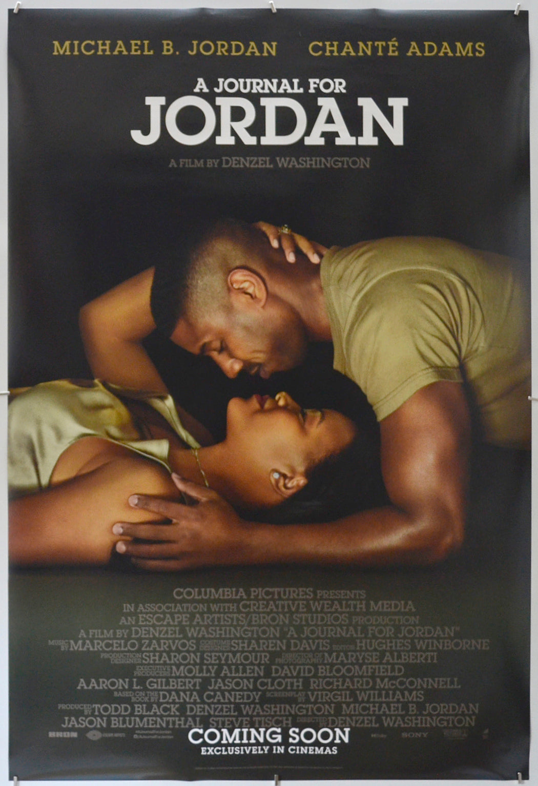 A Journal For Jordan - Original One Sheet Poster - Film Poster - Movie Poster