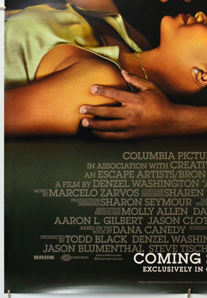 A Journal For Jordan (Bottom Left) Cinema One Sheet Movie Poster 