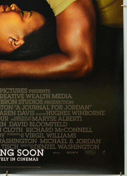 A Journal For Jordan (Bottom Right) Cinema One Sheet Movie Poster 