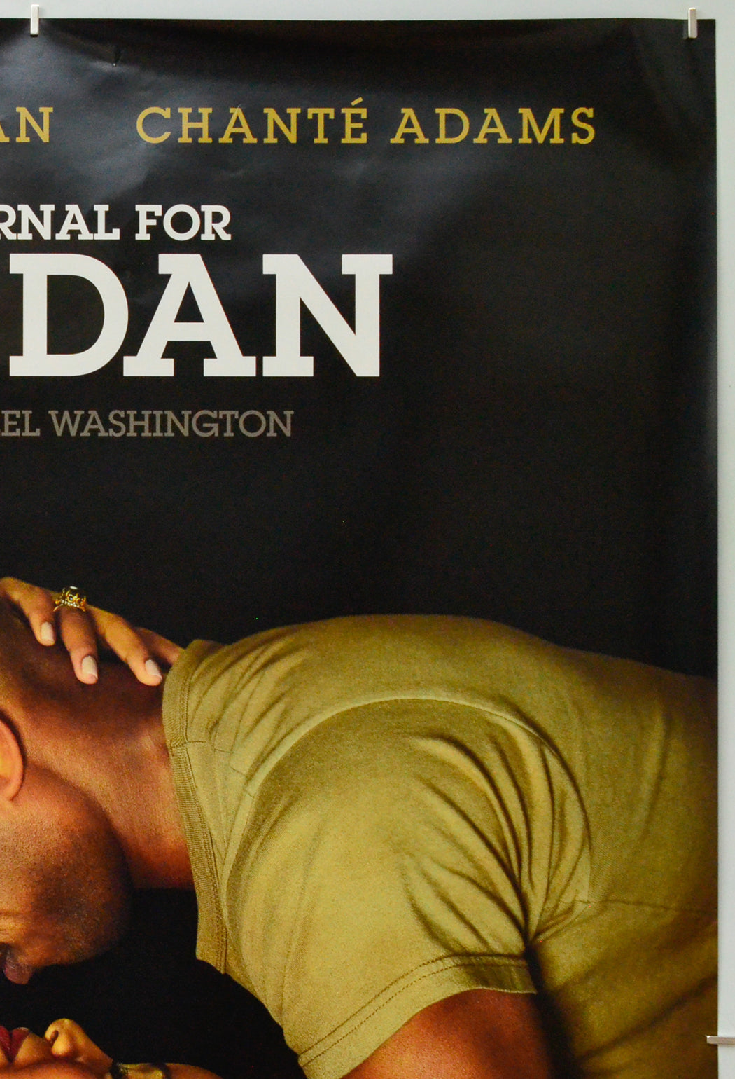 A Journal For Jordan (Top Right) Cinema One Sheet Movie Poster 