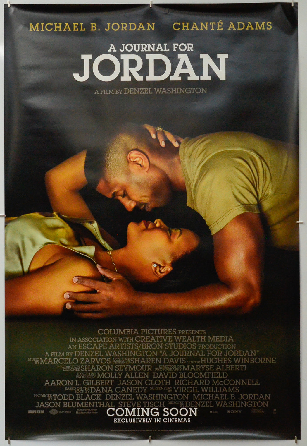A Journal For Jordan - Original One Sheet Poster - Film Poster - Movie Poster 