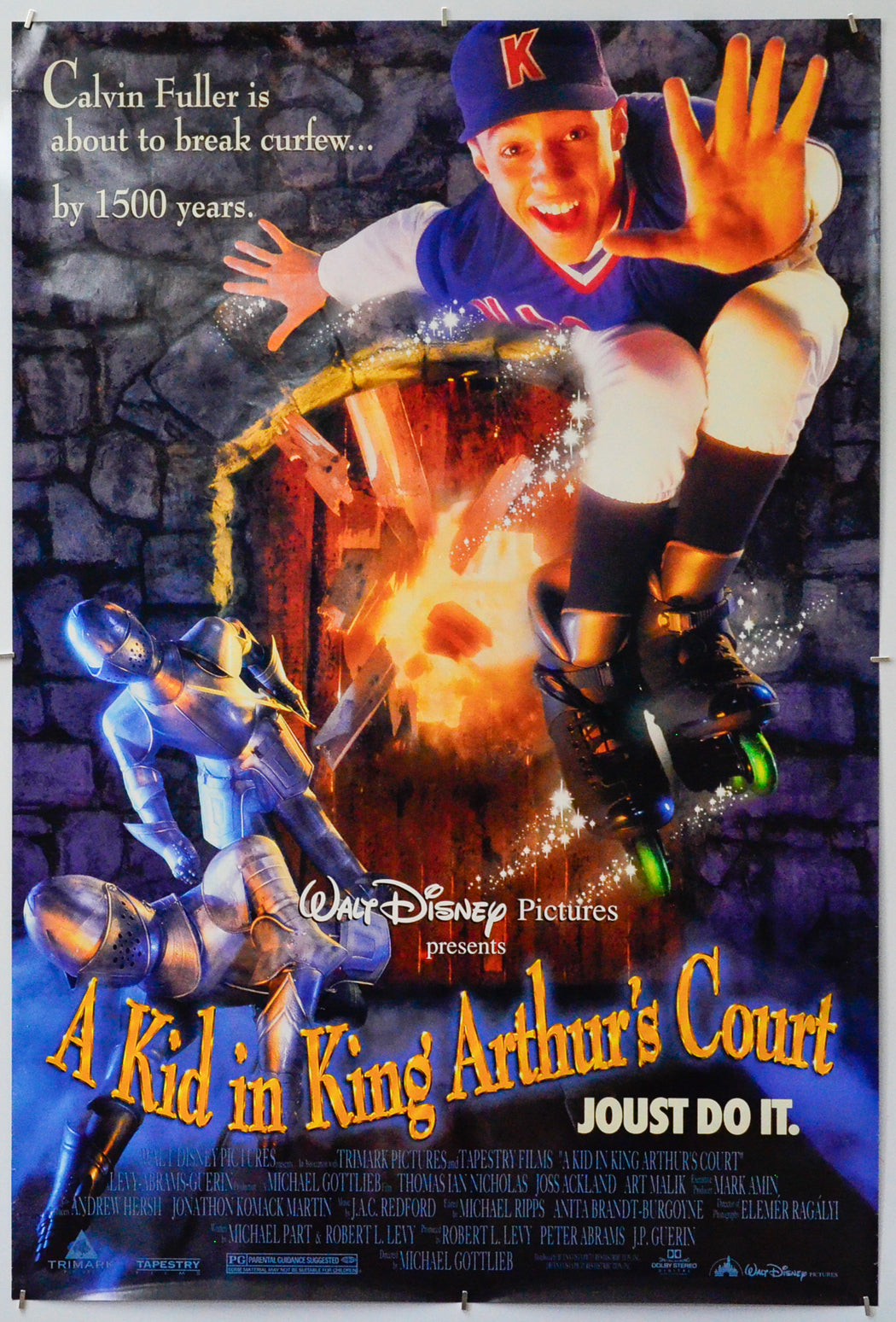 A Kid In King Arthur's Court - Original One Sheet Poster - Film Poster - Movie Poster 