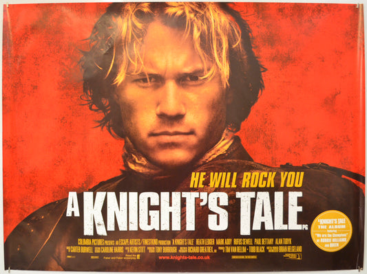 A Knight's Tale  Original Quad Poster - Film Poster - Movie Poster