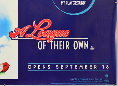 A League Of Their Own (Bottom Right) Cinema Quad Movie Poster 