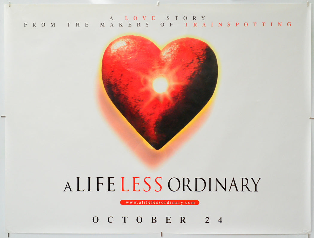 A Life Less Ordinary - Original Quad Poster - Film Poster - Movie Poster