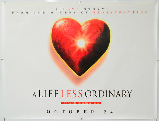 A Life Less Ordinary - Original Quad Poster - Film Poster - Movie Poster