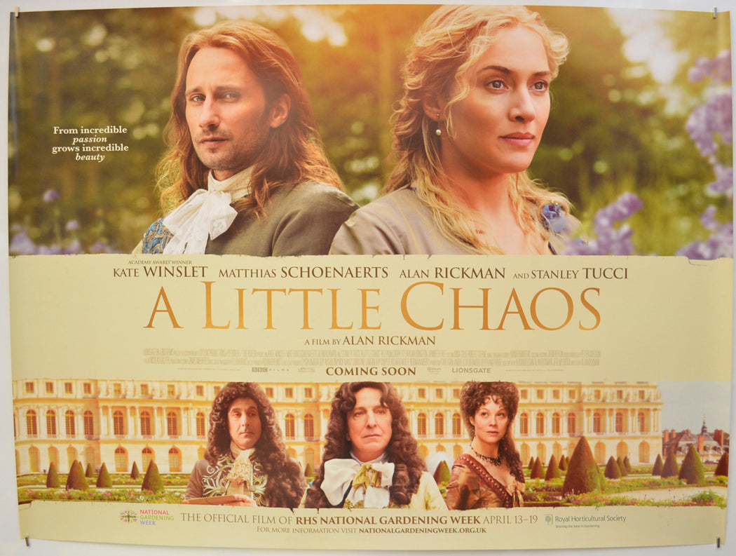 A Little Chaos  Original Quad Poster - Film Poster - Movie Poster