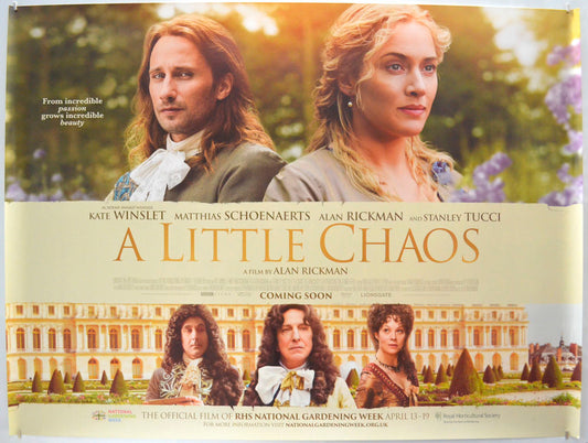 A Little Chaos  Original Quad Poster - Film Poster - Movie Poster