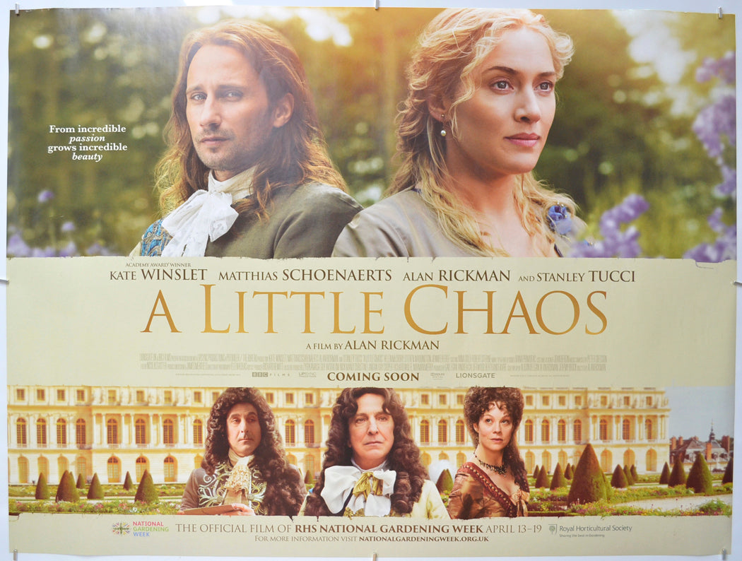 A Little Chaos Original Quad Poster - Film Poster - Movie Poster