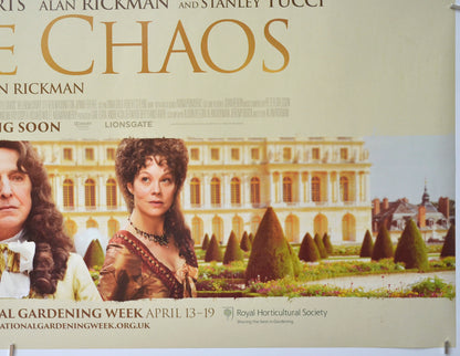 A LITTLE CHAOS (Bottom Right) Cinema Quad Movie Poster 