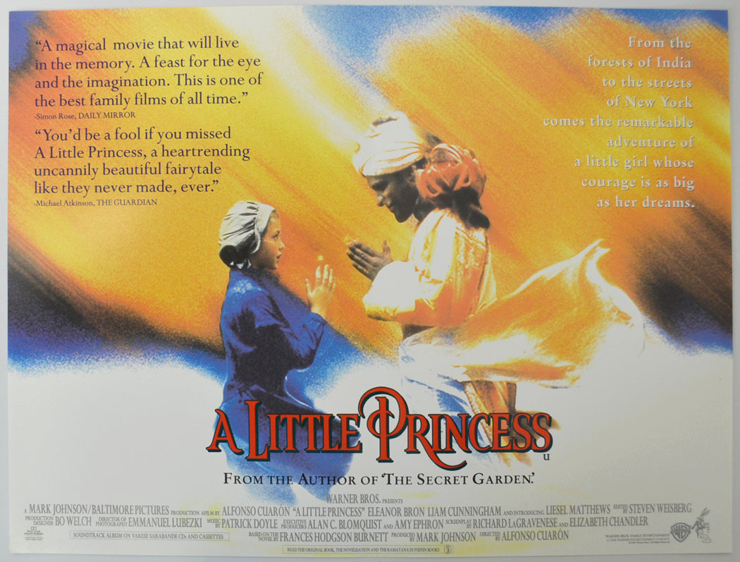 A Little Princess Original Mini Quad Poster - Film Poster - Movie Poster