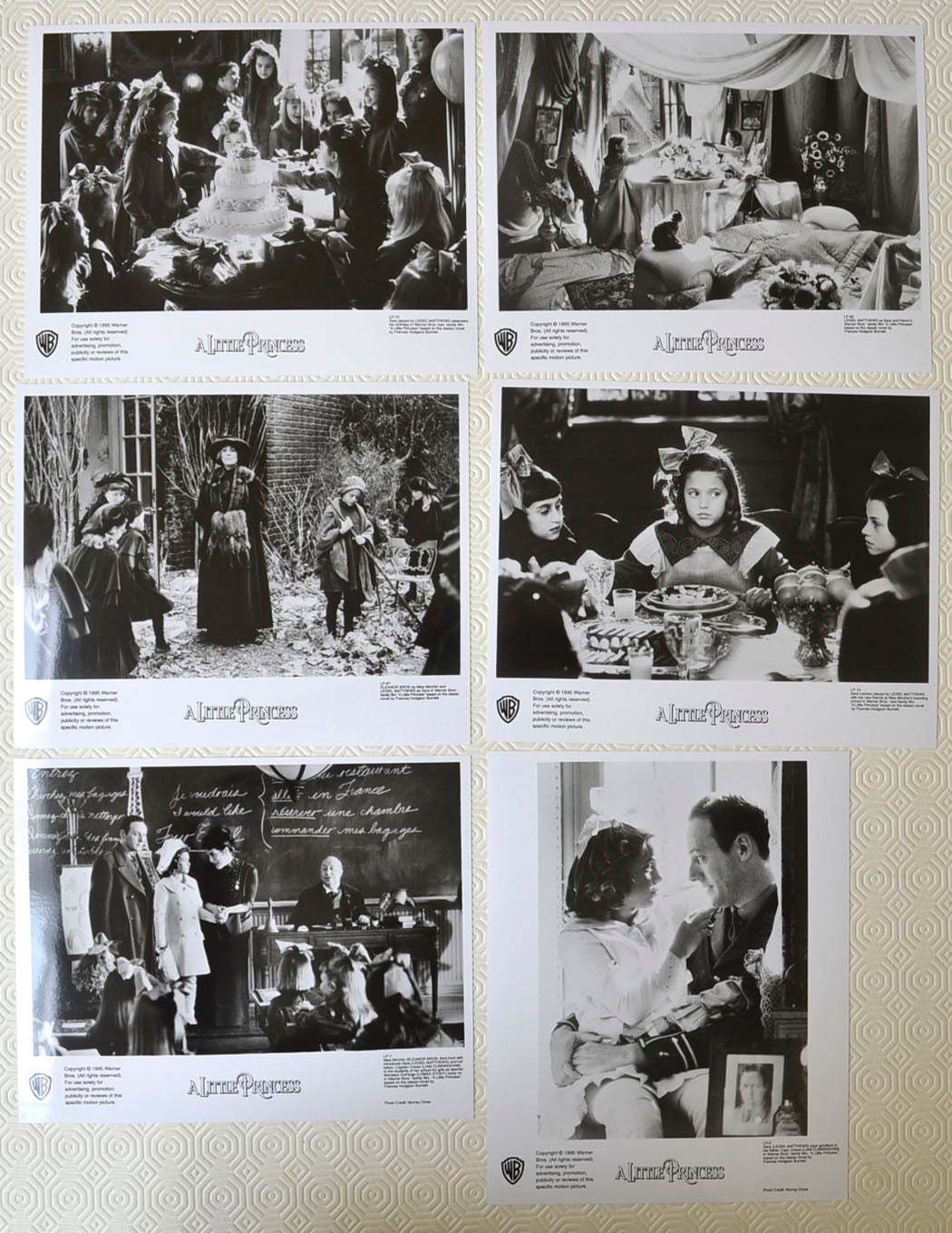 A LITTLE PRINCESS Original Cinema Press Kit 