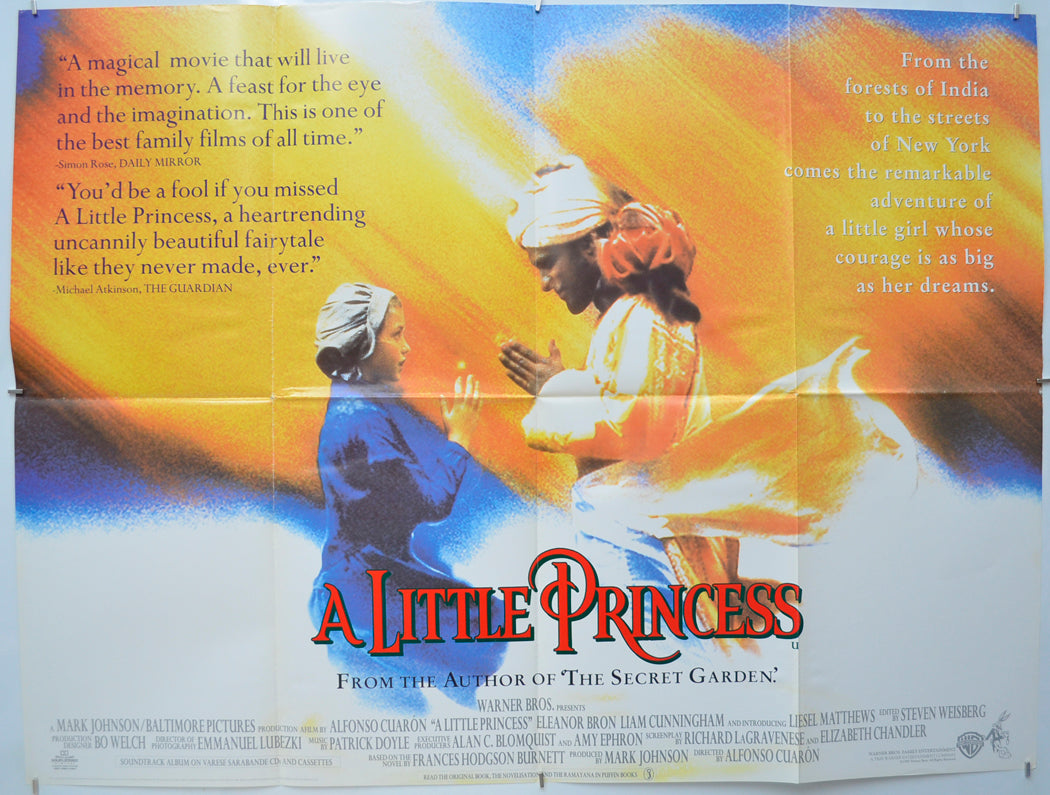 A Little Princess Original Quad Poster - Film Poster - Movie Poster