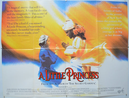 A Little Princess Original Quad Poster - Film Poster - Movie Poster