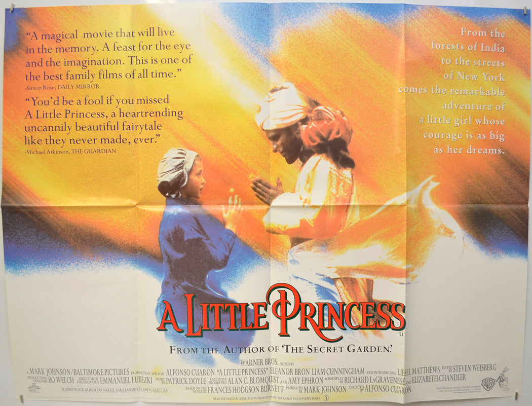 A Little Princess Original Quad Poster - Film Poster - Movie Poster