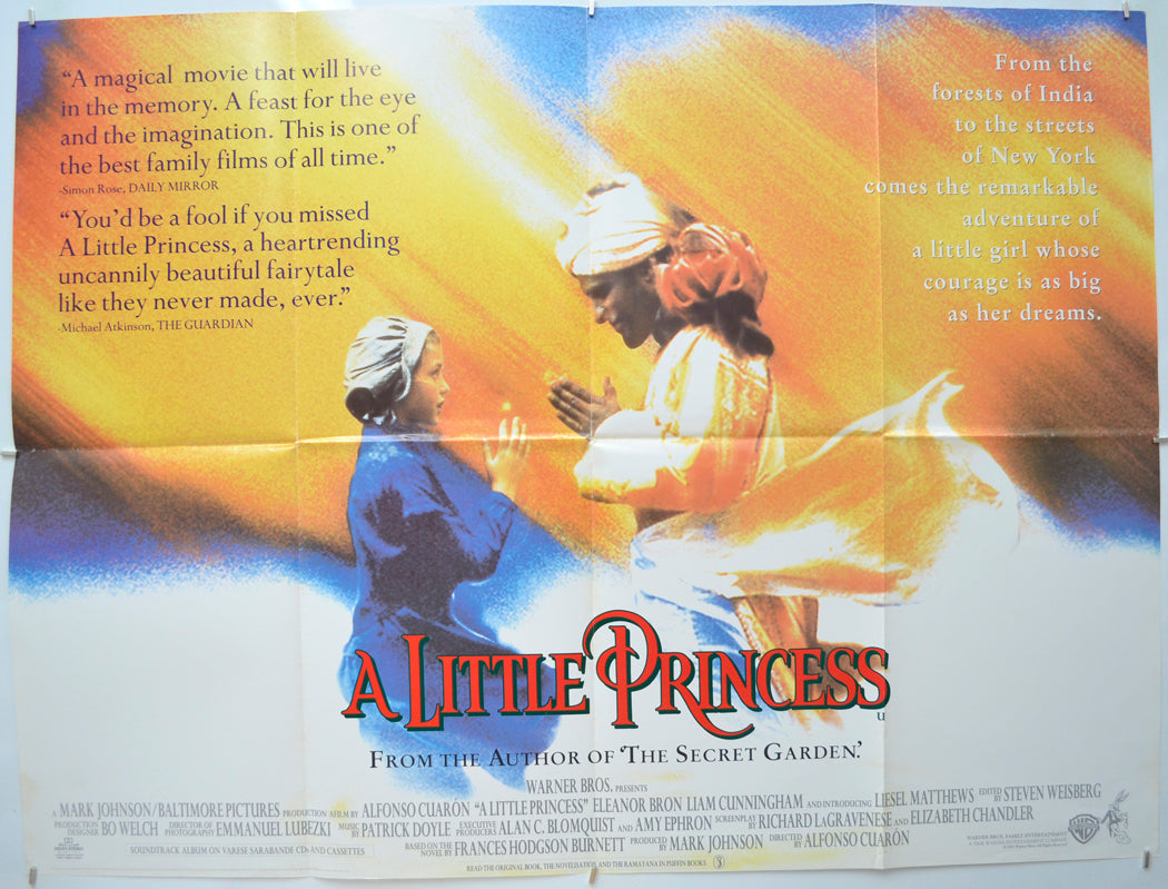 A Little Princess Original Quad Poster - Film Poster - Movie Poster