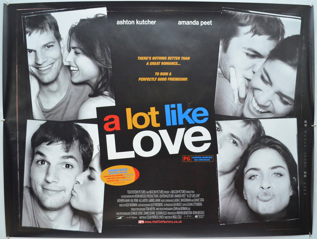 A Lot Like Love Original Quad Poster - Film Poster - Movie Poster