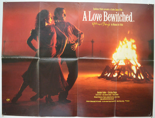 A Love Bewitched (a.k.a. El amor brujo ) Original Quad Poster - Film Poster - Movie Poster