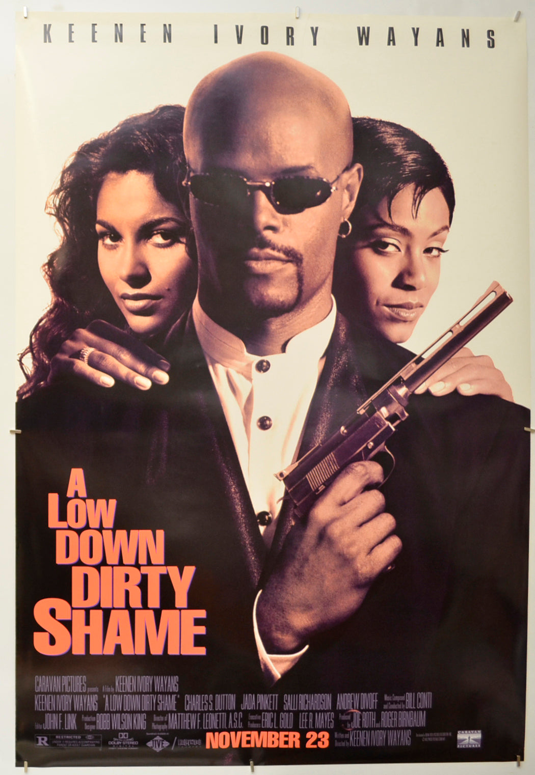 A Low Down Dirty Shame Original One Sheet Poster - Film Poster - Movie Poster