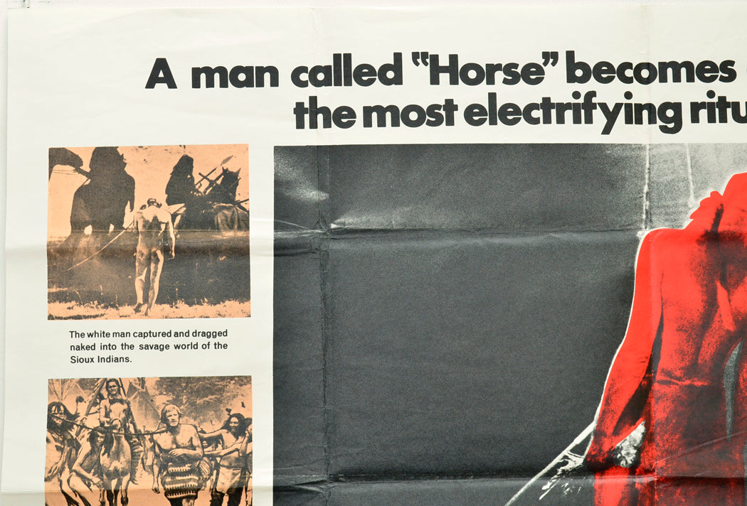 A MAN CALLED HORSE (Top Left) Cinema Quad Movie Poster 