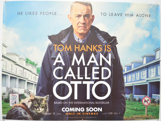 A Man Called Otto (Teaser / Advance Version) Original Quad Poster - Film Poster - Movie Poster  