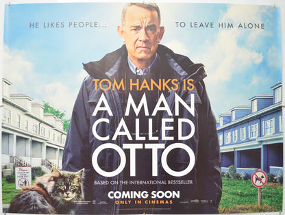 A Man Called Otto (Teaser / Advance Version) Original Quad Poster - Film Poster - Movie Poster  