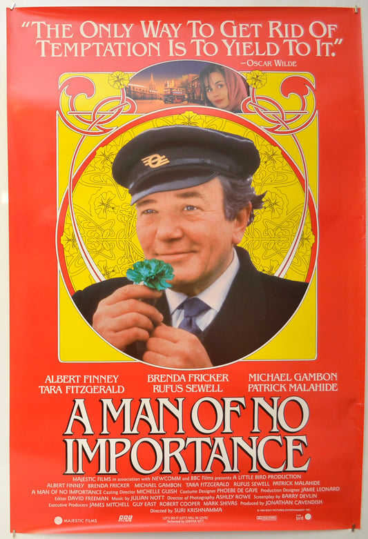 A Man Of No Importance Original One Sheet Poster - Film Poster - Movie Poster  