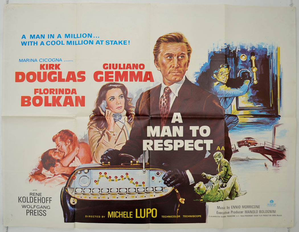 A Man To Respect  (a.k.a. Un uomo da rispettare)  Original Quad Poster - Film Poster - Movie Poster 