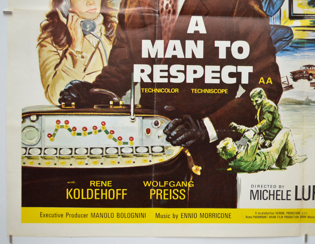 A MAN TO RESPECT / THE LAW ENFORCERS (Bottom Left) Cinema Quad Movie Poster 