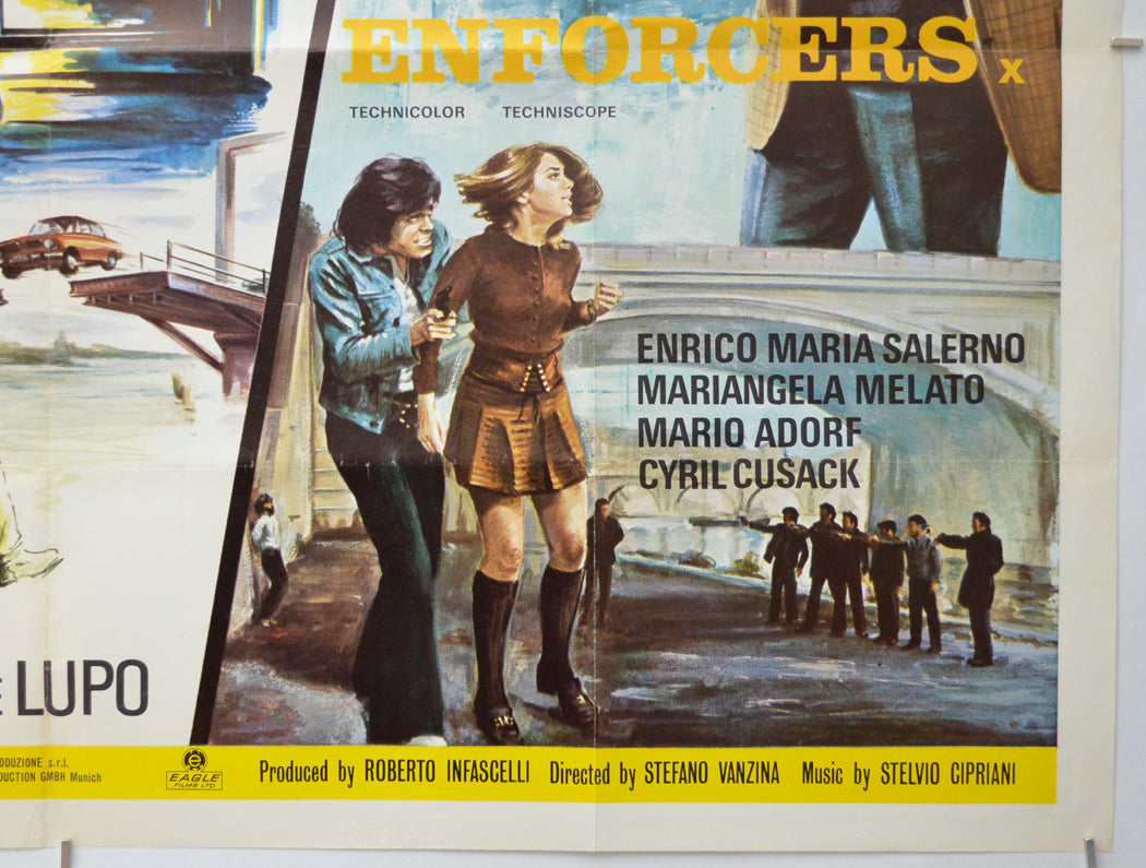 A MAN TO RESPECT / THE LAW ENFORCERS (Bottom Right) Cinema Quad Movie Poster 