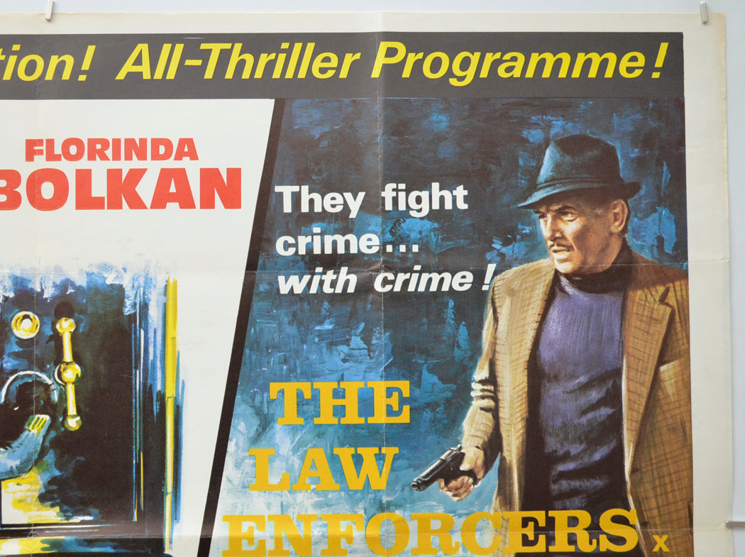 A MAN TO RESPECT / THE LAW ENFORCERS (Top Right) Cinema Quad Movie Poster 