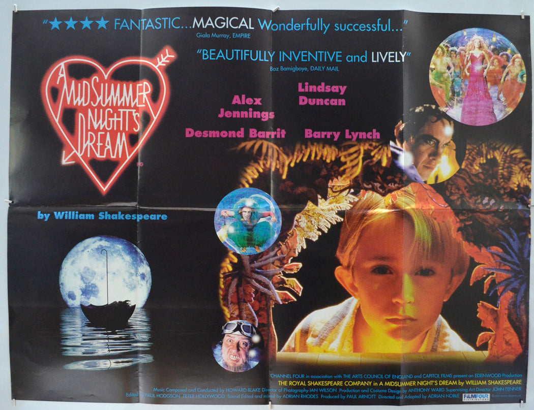 A Midsummer Night's Dream (The Royal Shakespeare Company) Original Quad Poster - Film Poster - Movie Poster