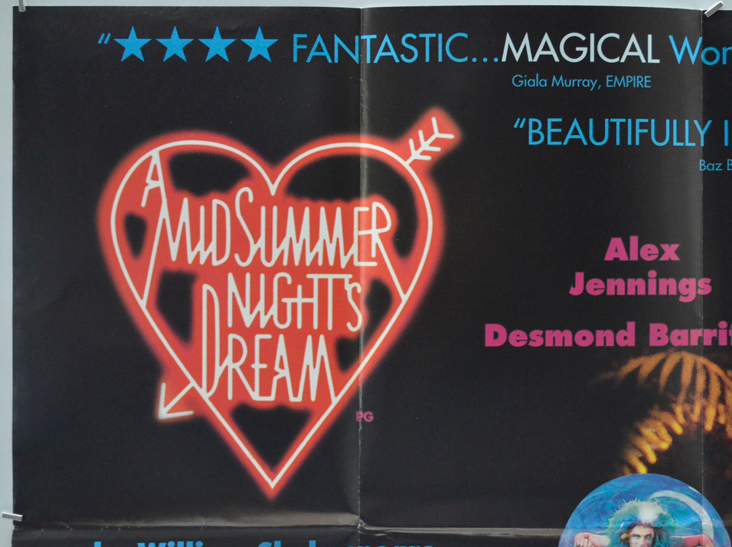 A MIDSUMMER NIGHT’S DREAM (Top Left) Cinema Quad Movie Poster 