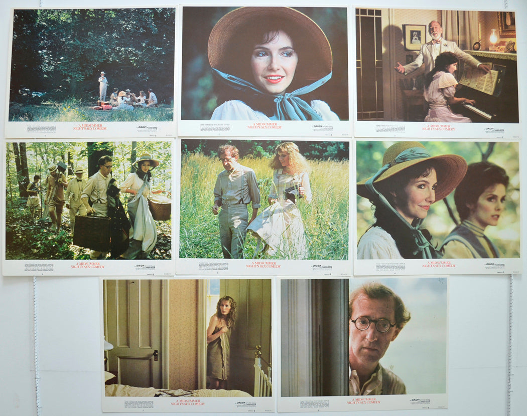 A Midsummer Night's Sex Comedy  Set of 8 Original USA Cinema Lobby Cards 