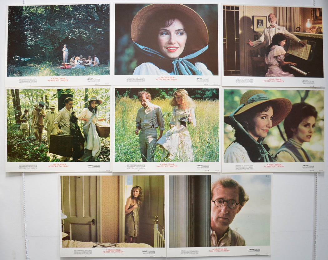 A Midsummer Night's Sex Comedy  Set of 8 Original USA Cinema Lobby Cards 