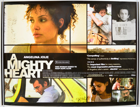 A Mighty Heart Original Quad Poster - Film Poster - Movie Poster  