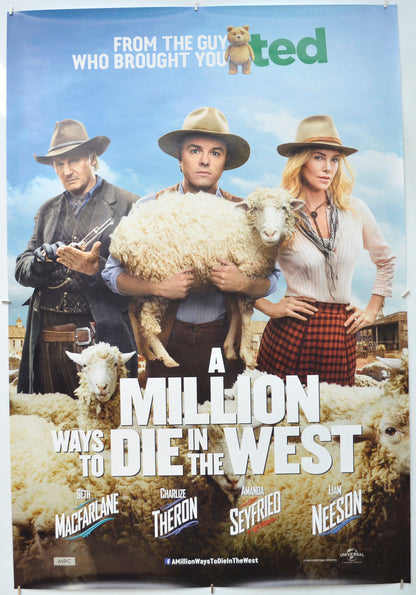 A Million Ways To Die In The West  Original One Sheet Poster - Film Poster - Movie Poster